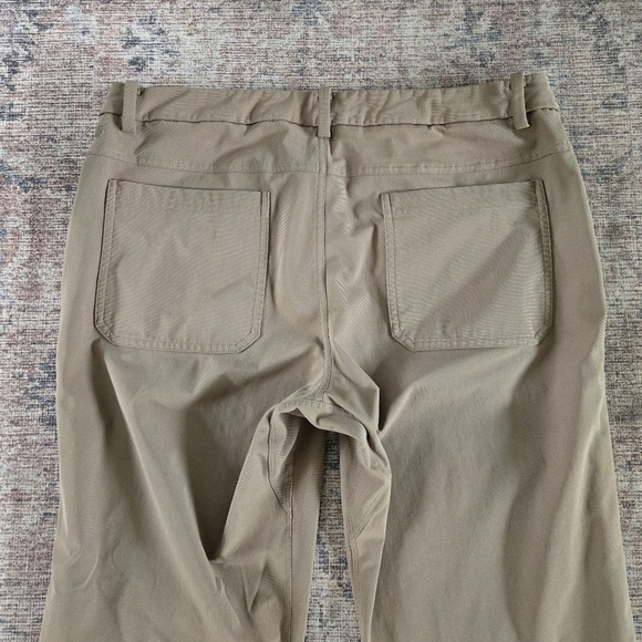 Lululemon 34x32 ABC Classic Pant Chino Casual Khaki Tan Artifact Warpstreme - Picture 6 of 8